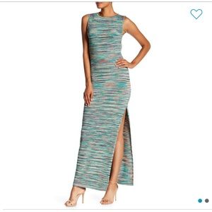 NWT Vertigo Sleeveless Spacedye Maxi Dress, M